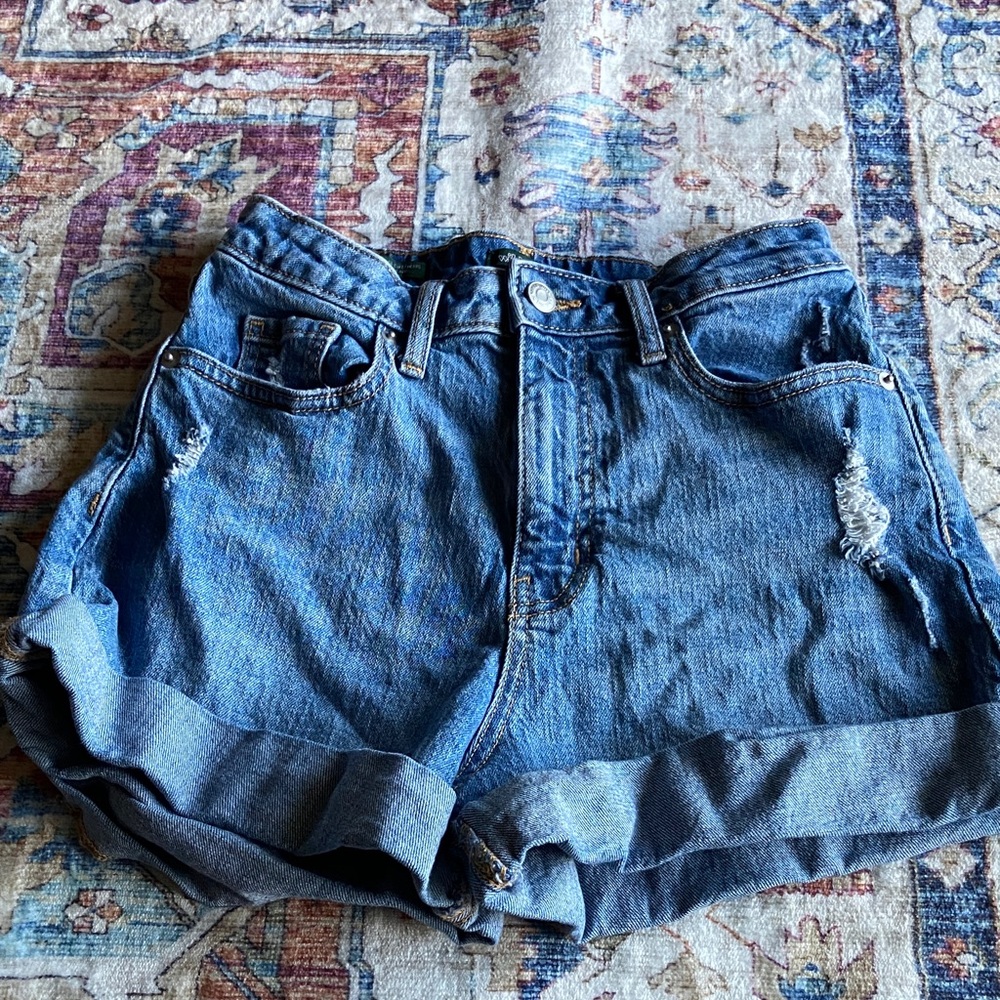 Wild Fable Distressed Blue Jean Shorts